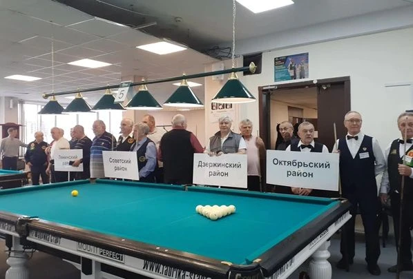 Фестиваль «Через спорт — к активному долголетию»: бильярд объединил ветеранов